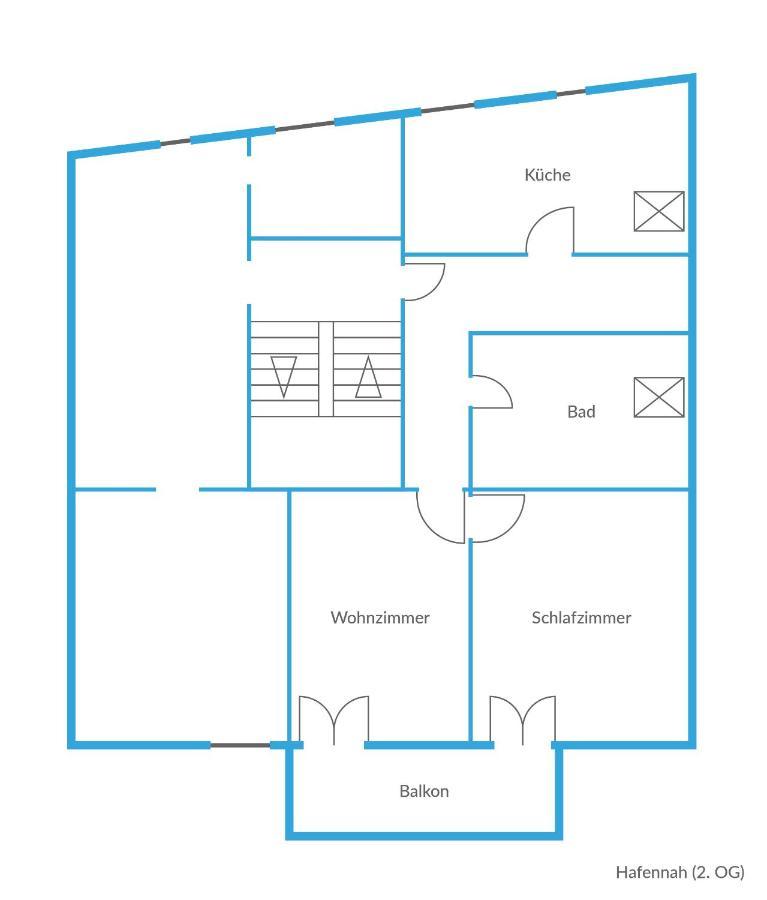 Hafennah Moba-travel Apartment Lubeck